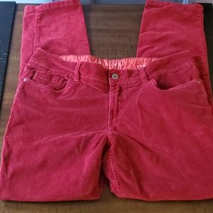 Red/Wine Color Sonoma Slim Fit Pants